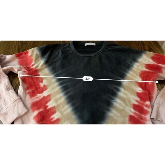DAYDREAMER Flying V Varsity Sweatshirt Tie Dye Women’s S Crew Neck Pullover Y2K - Picture 7 of 16